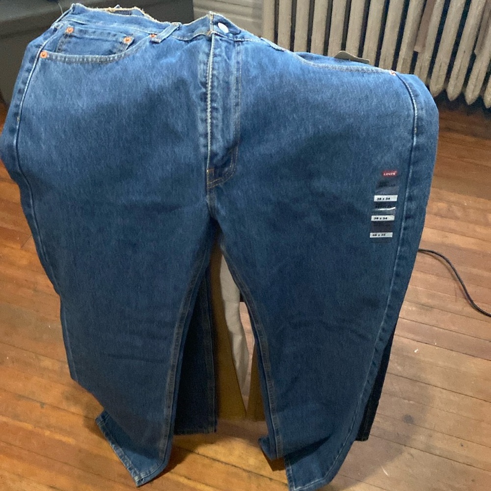 Levi's Blue Relaxed Fit Jeans Classic Comfort